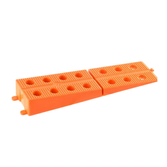 Cales terrasse crantées 170 orange (25 pcs)