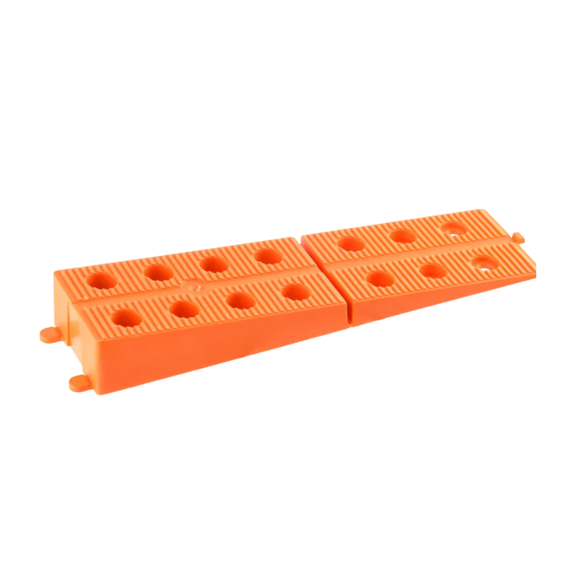 Cales terrasse crantées 170 orange (25 pcs)