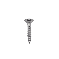 Vis à bois Inox, A2 Tête fraisée Pozidriv, [Ø4 x 20 mm]