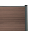 SUPRAFENCE Ipe, Kit avec lames clôture composite, [L 1.8 x H 2.5 m]