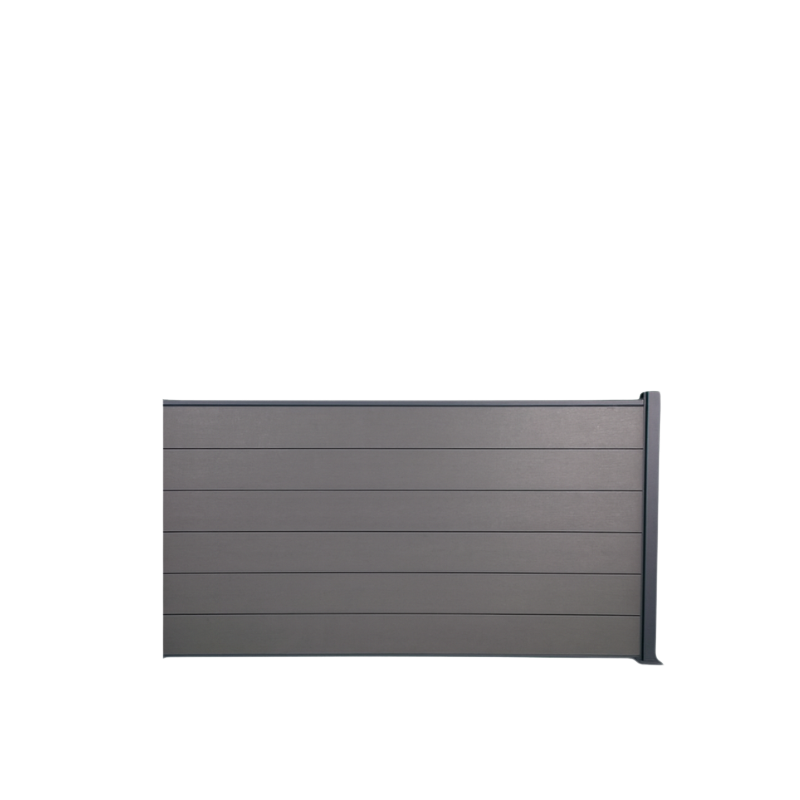 MCFENCE Anthracite, Clôture composite à platine, [H 0.95 m]