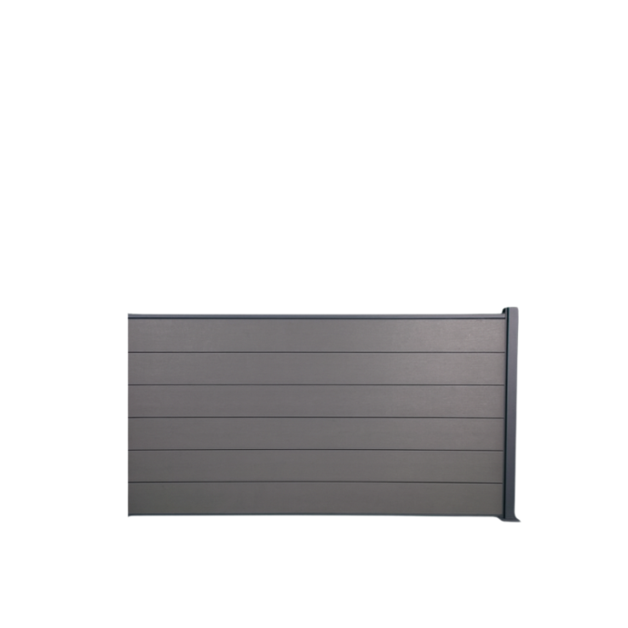 MCFENCE Anthracite, Clôture composite à platine, [H 0.95 m]