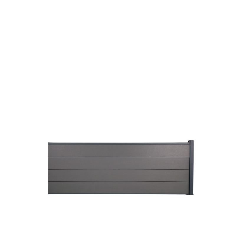 MCFENCE Anthracite, Clôture composite à sceller, [H 0.65 m]
