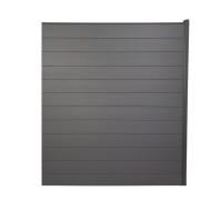 MCFENCE Anthracite, Clôture composite à sceller, [H 1.85 m]