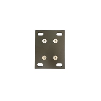 MCFENCE Anthracite, Platine pour poteau clôture multiangle