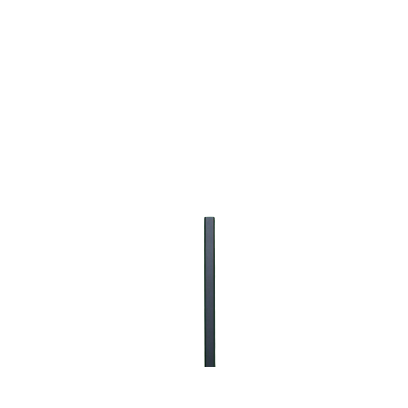 MCFENCE Anthracite, Poteau clôture multiangle à sceller [H 0.65m]