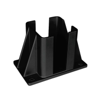SUPRAFENCE, Platine pour poteau (fixation à plat)