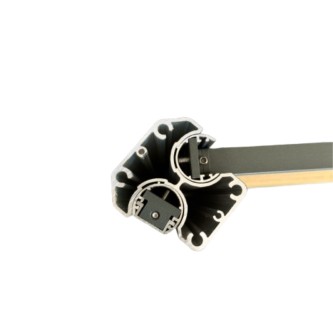 MCFENCE Anthracite, Clôture composite à sceller, [H 0.65 m]