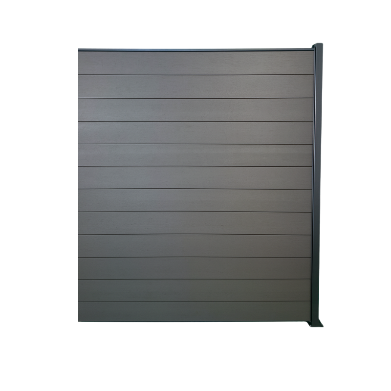 MCFENCE Anthracite, Clôture composite à platine, [H 1.85 m]