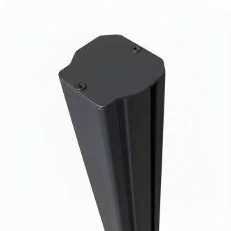 MCFENCE Anthracite, Poteau clôture multiangle [H 1.85m]