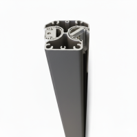 MCFENCE Anthracite, Poteau clôture multiangle [H 0.95m]