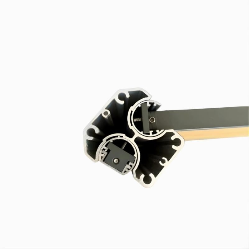 MCFENCE Anthracite, Poteau clôture multiangle [H 1.25m]