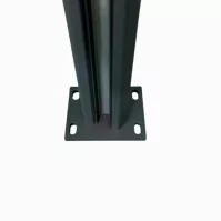 MCFENCE Anthracite, Poteau clôture multiangle à platine [H 1.25m]