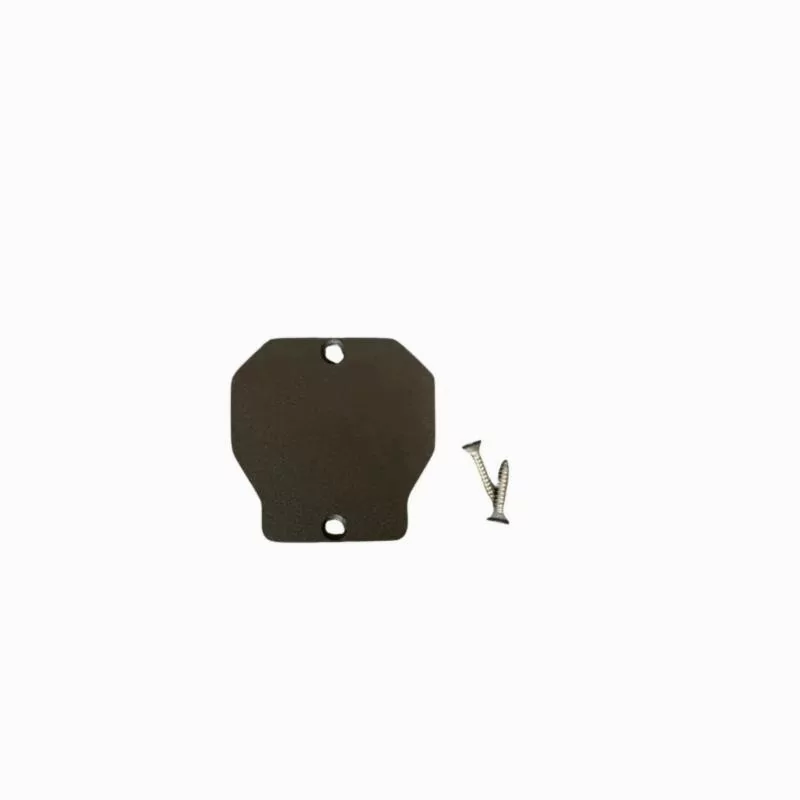 MCFENCE Anthracite, Poteau clôture multiangle à platine [H 1.25m]
