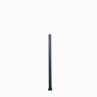MCFENCE Anthracite, Poteau clôture multiangle à platine [H 1.55m]