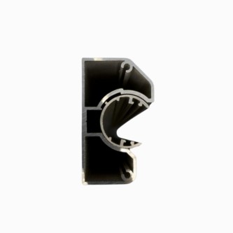 MCFENCE Anthracite, Poteau mural multiangle, [H 1.55m]