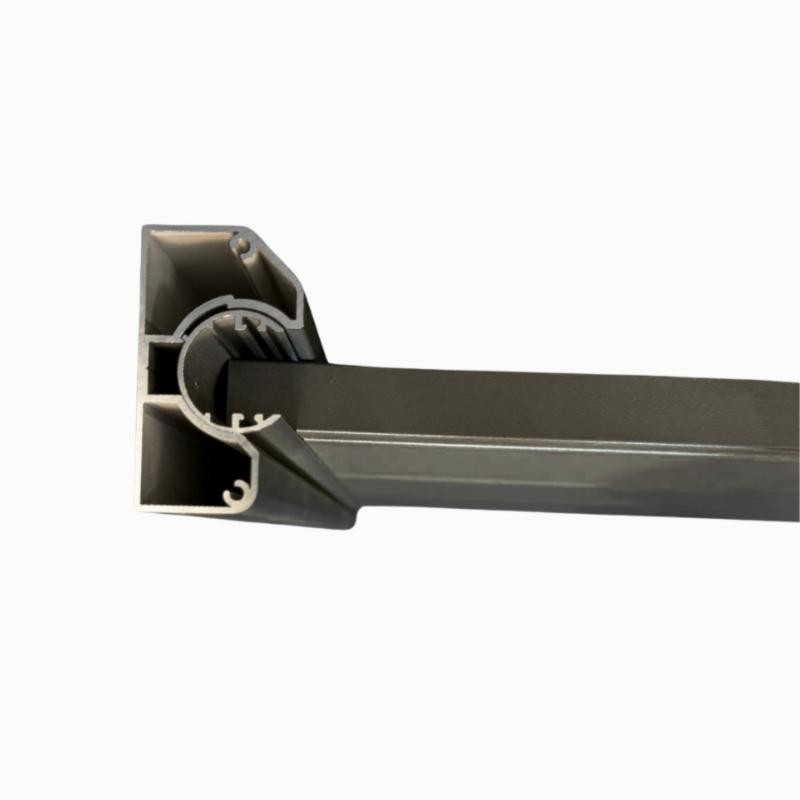 MCFENCE Anthracite, Poteau mural multiangle, [H 0.95m]