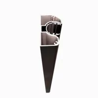 MCFENCE Anthracite, Poteau mural multiangle, [H 1.40m]