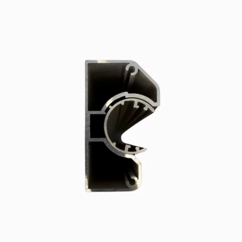 MCFENCE Anthracite, Poteau mural multiangle, [H 1.40m]