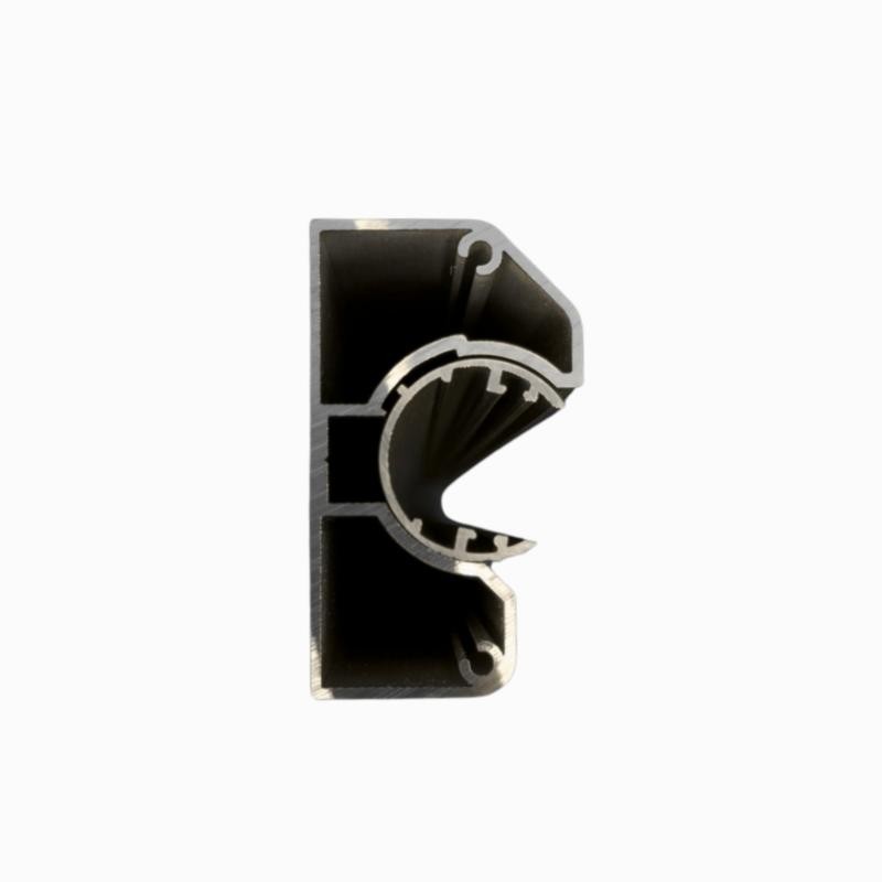 MCFENCE Anthracite, Poteau mural multiangle, [H 0.65m]