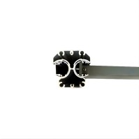 MCFENCE Anthracite, Poteau clôture multiangle [H 0.95m]