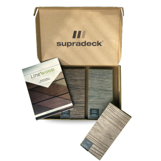 SUPRADECK Best Sellers, Pack échantillon, Terrasse Composite
