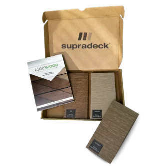 SUPRADECK Best Sellers, Pack échantillon, Terrasse Composite