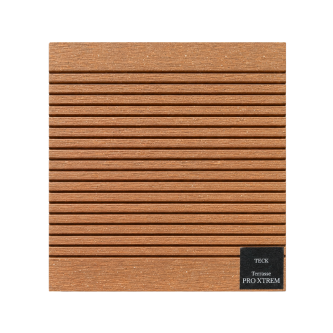 PRO XTREM Teck, Échantillon lame terrasse composite alvéolaire