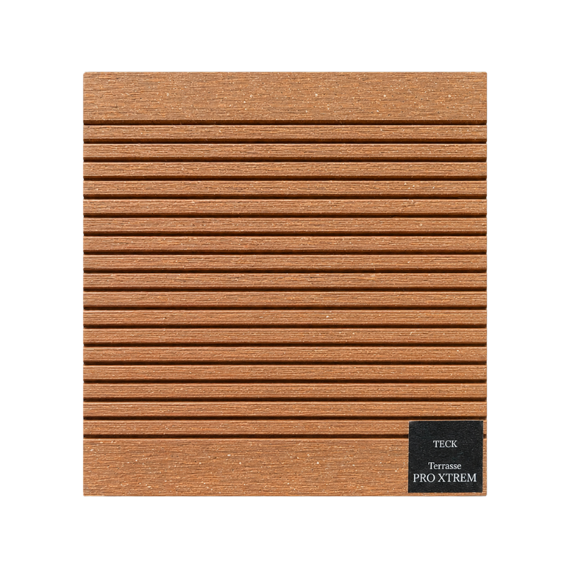PRO XTREM Teck, Échantillon lame terrasse composite alvéolaire