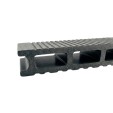 PRO XTREM Anthracite, Échantillon lame terrasse composite alvéolaire