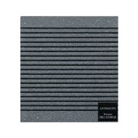 PRO XTREM Anthracite, Échantillon lame terrasse composite alvéolaire