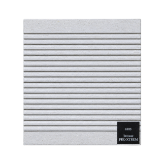 PRO XTREM Gris Clair, Échantillon lame terrasse composite alvéolaire
