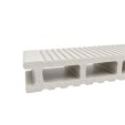 PRO XTREM Gris Clair, Échantillon lame terrasse composite alvéolaire