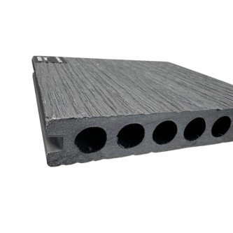 MCDECK Anthracite, Échantillon lame terrasse composite semi-pleine