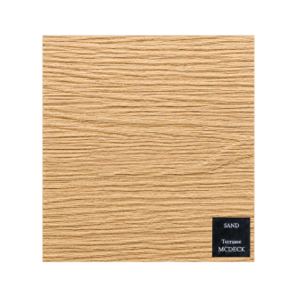 MCDECK Sand, Échantillon lame terrasse composite semi-pleine