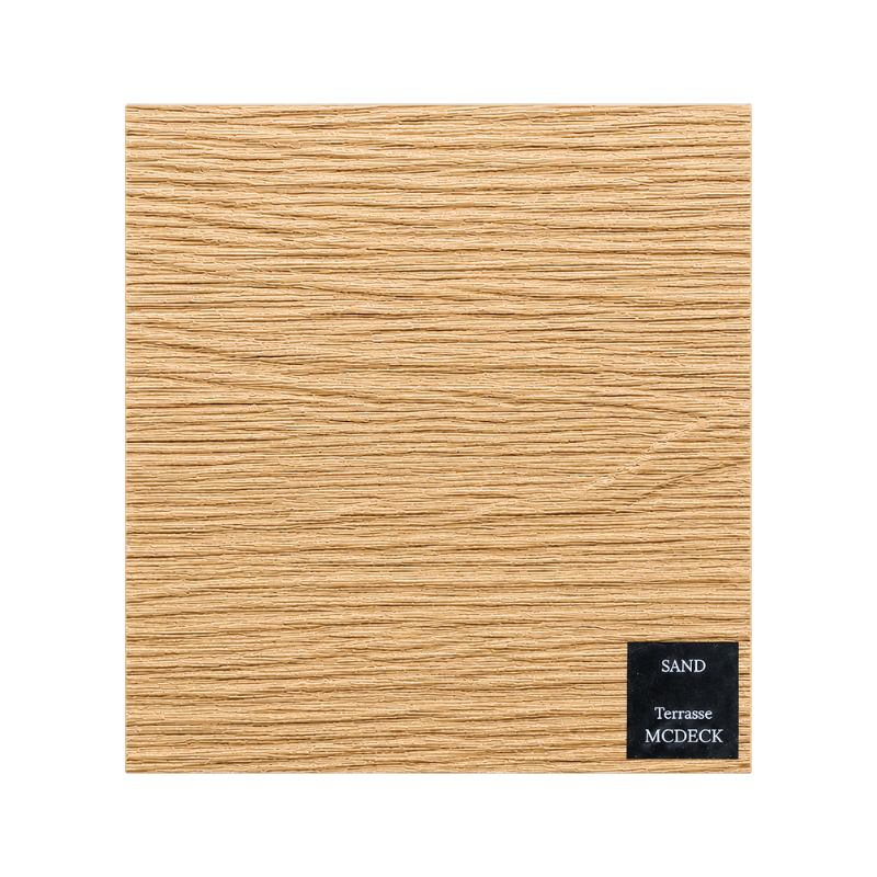 MCDECK Sand, Échantillon lame terrasse composite semi-pleine