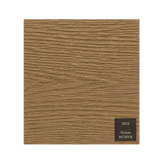MCDECK Teck, Échantillon lame terrasse composite semi-pleine