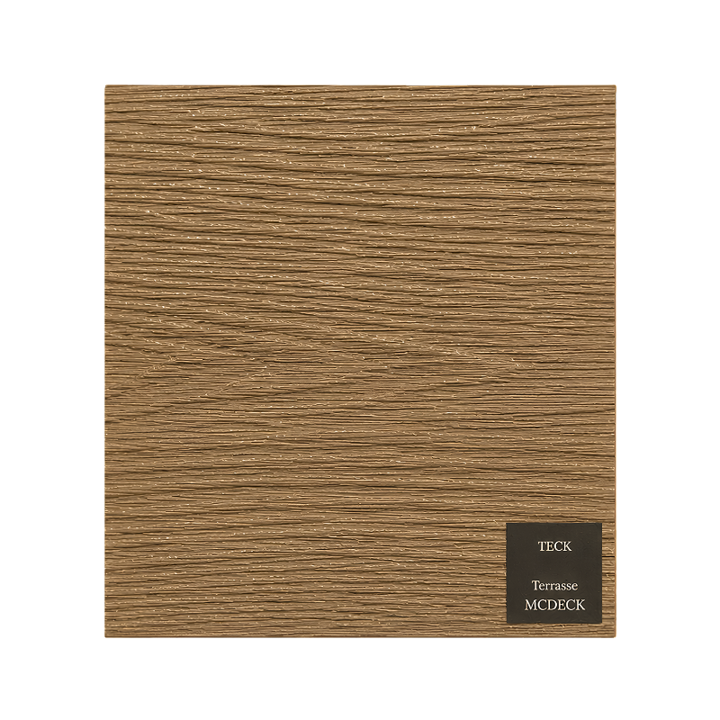 MCDECK Teck, Échantillon lame terrasse composite semi-pleine