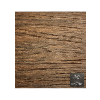 SUPRADECK Glory Antique, Échantillon lame terrasse composite pleine