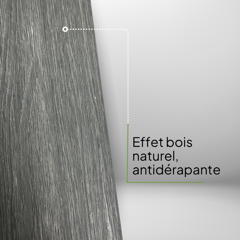 MCDECK Anthracite, Lame composite semi-pleine
