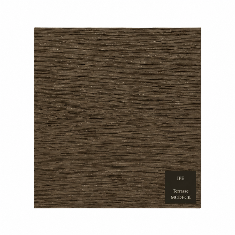MCDECK IPE, Échantillon lame terrasse composite semi-pleine