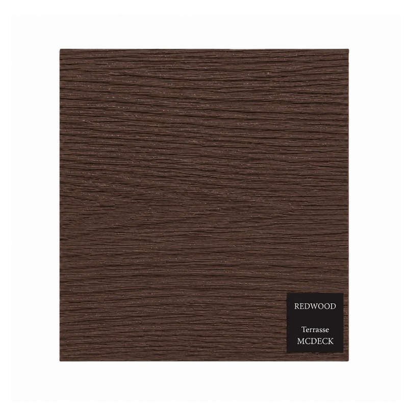 MCDECK Redwood, Échantillon lame terrasse composite semi-pleine