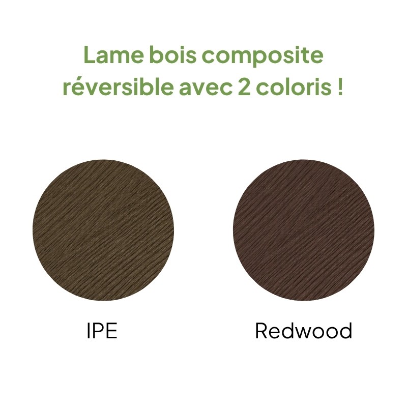 MCDECK IPE, Lame composite semi-pleine
