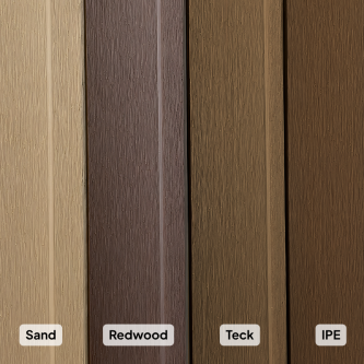 MCDECK Redwood, Cornière composite