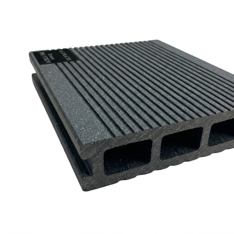 PRO XTREM Anthracite, Échantillon lame terrasse composite alvéolaire