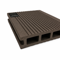 PRO XTREM Chocolat, Échantillon lame terrasse composite alvéolaire