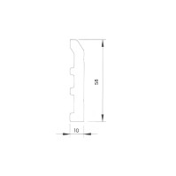 PRO XTREM Anthracite, Plinthe composite