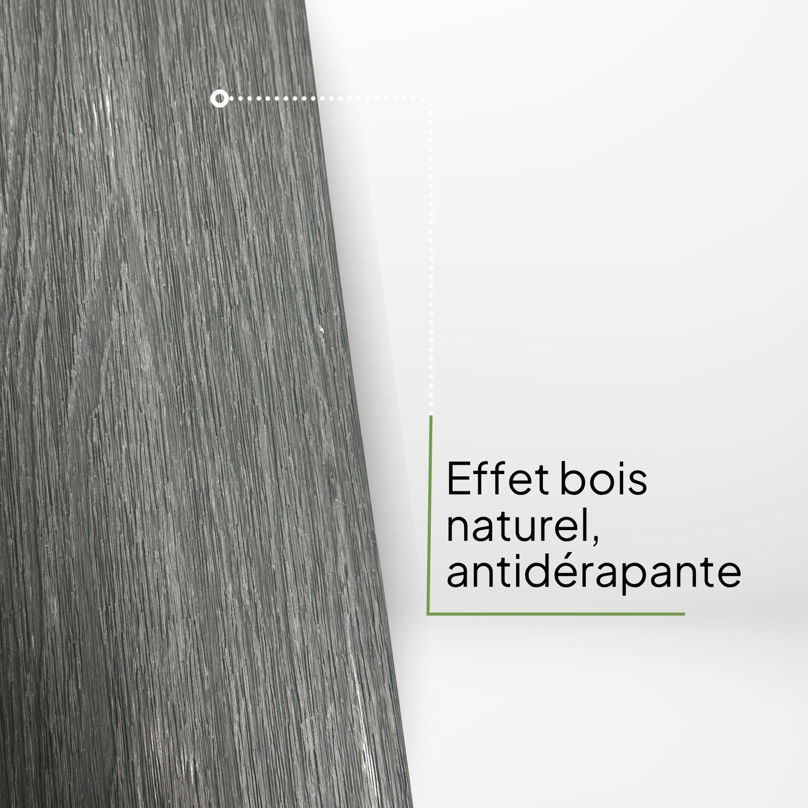 MCDECK Anthracite, Lame composite semi-pleine