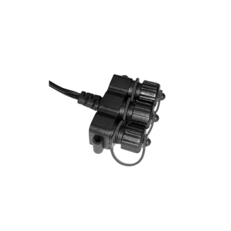 Câble connecteur diviseur muni de 3 raccords étanches