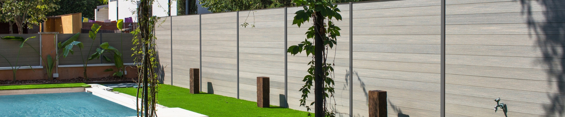Clôture composite